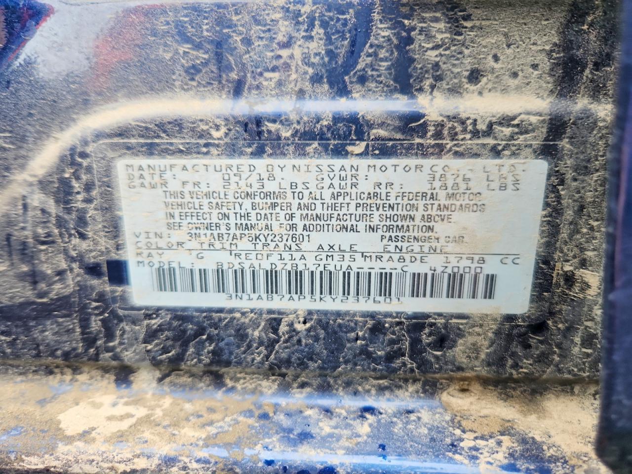 Nissan Sentra Sv