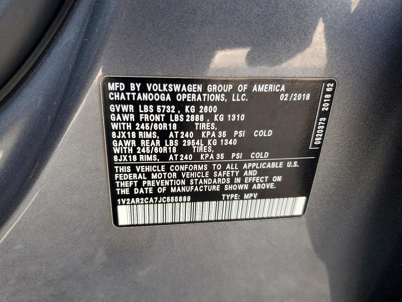 Volkswagen Atlas S