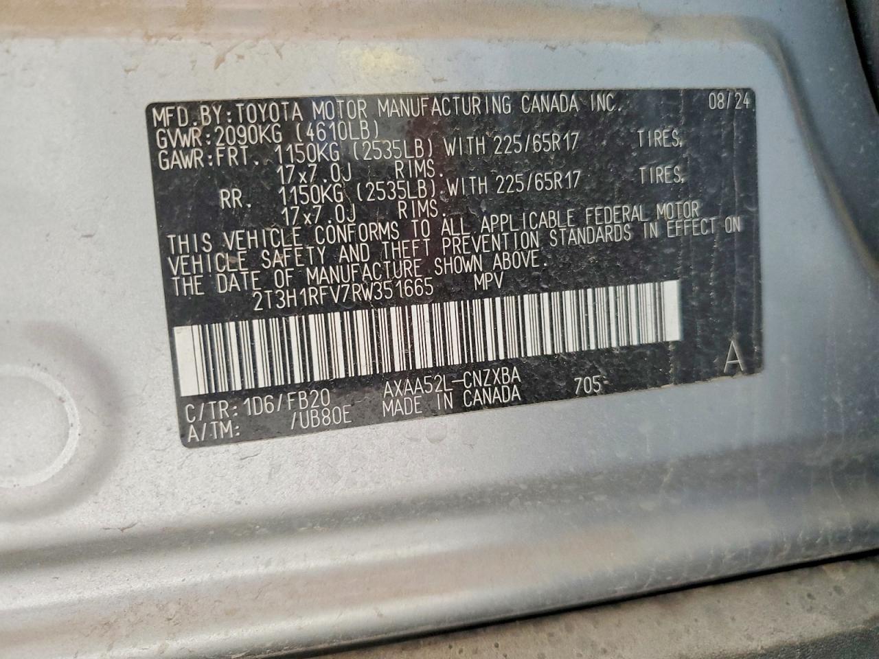 Toyota RAV4 Le