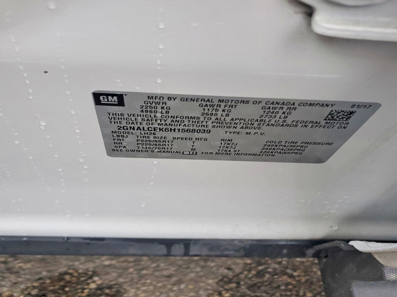 Chevrolet Equinox Lt