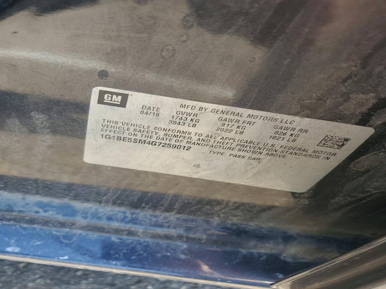 Chevrolet Cruze Lt