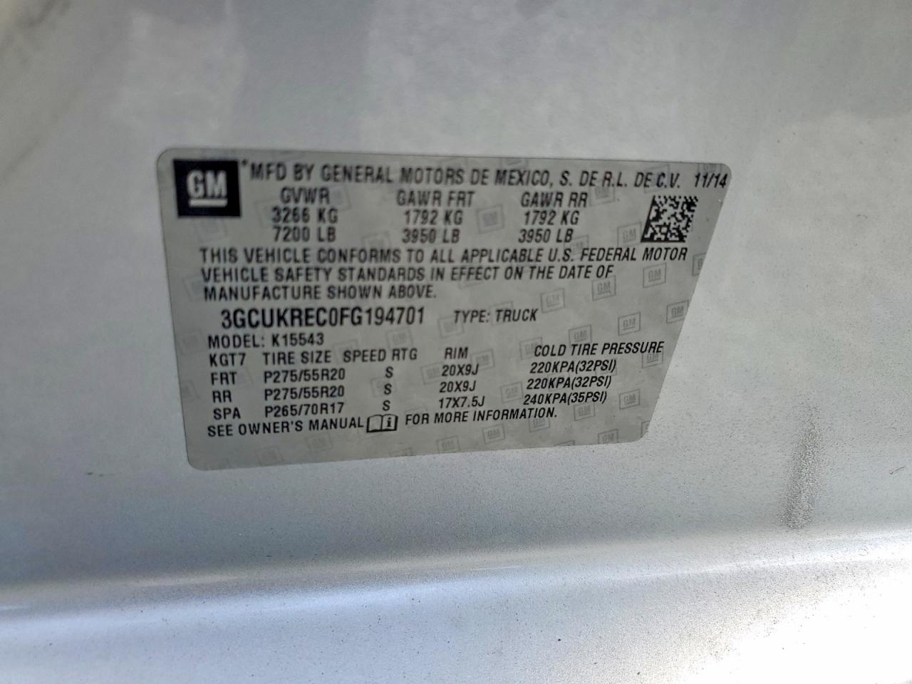Chevrolet Silverado K1500 Lt
