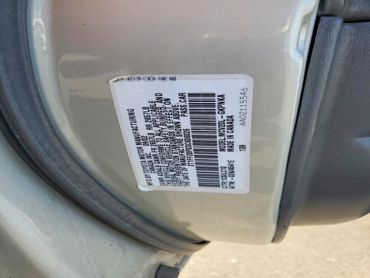 Toyota Camry Sle V6