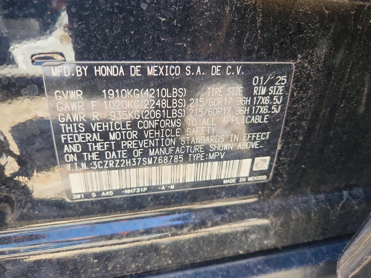 Honda HR-V Lx