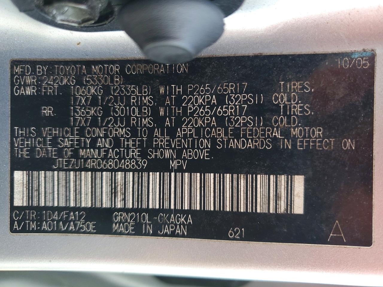 Toyota 4Runner Sr5