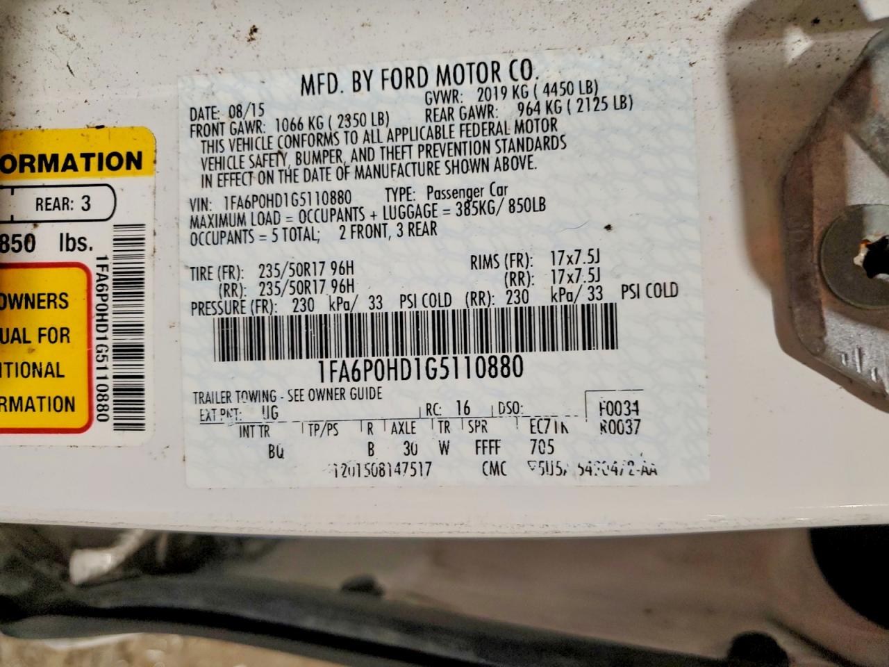 Ford Fusion Se