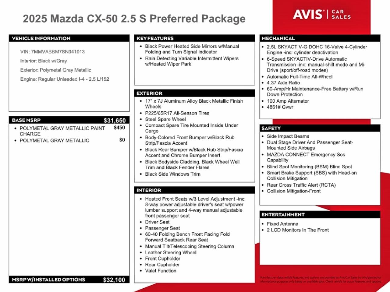 Mazda Cx Preferred