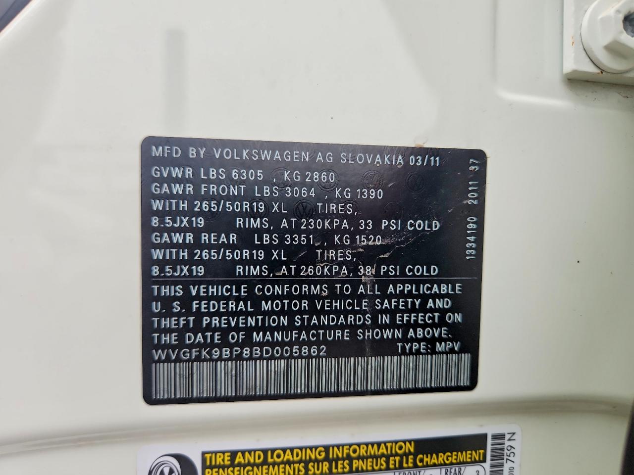 Volkswagen Touareg V6 Tdi