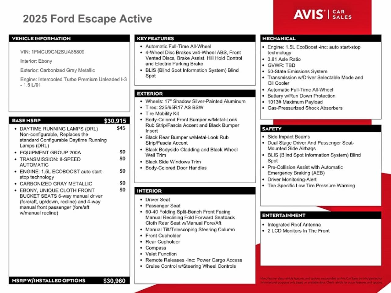 Ford Escape Active