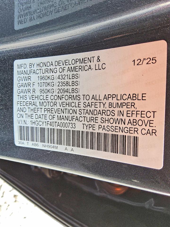 Honda Accord Se
