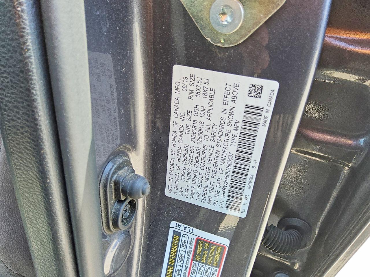 Honda Crv Exl