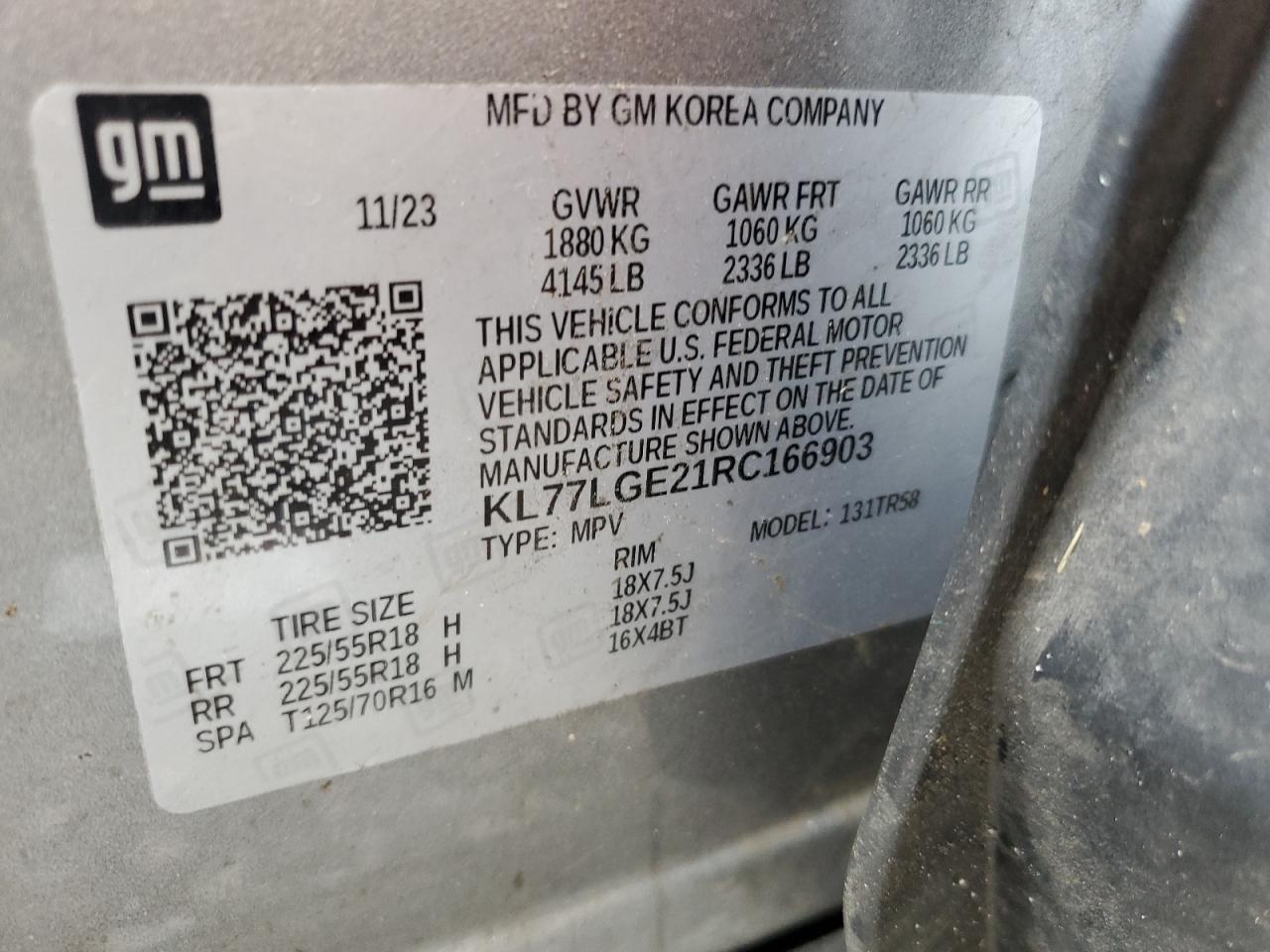 Chevrolet Trax 1rs
