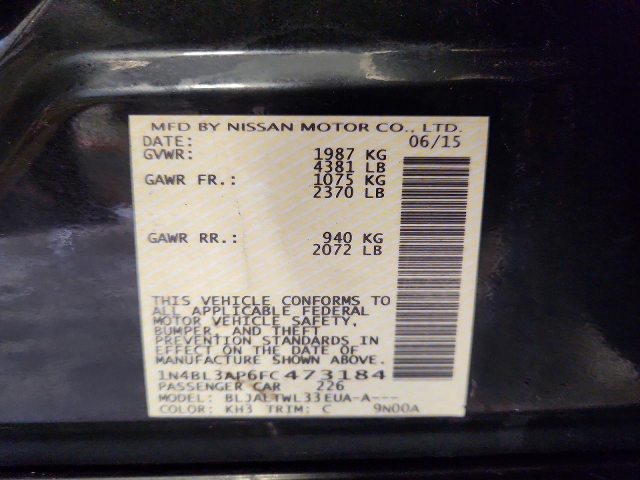 Nissan Altima 3.5 S