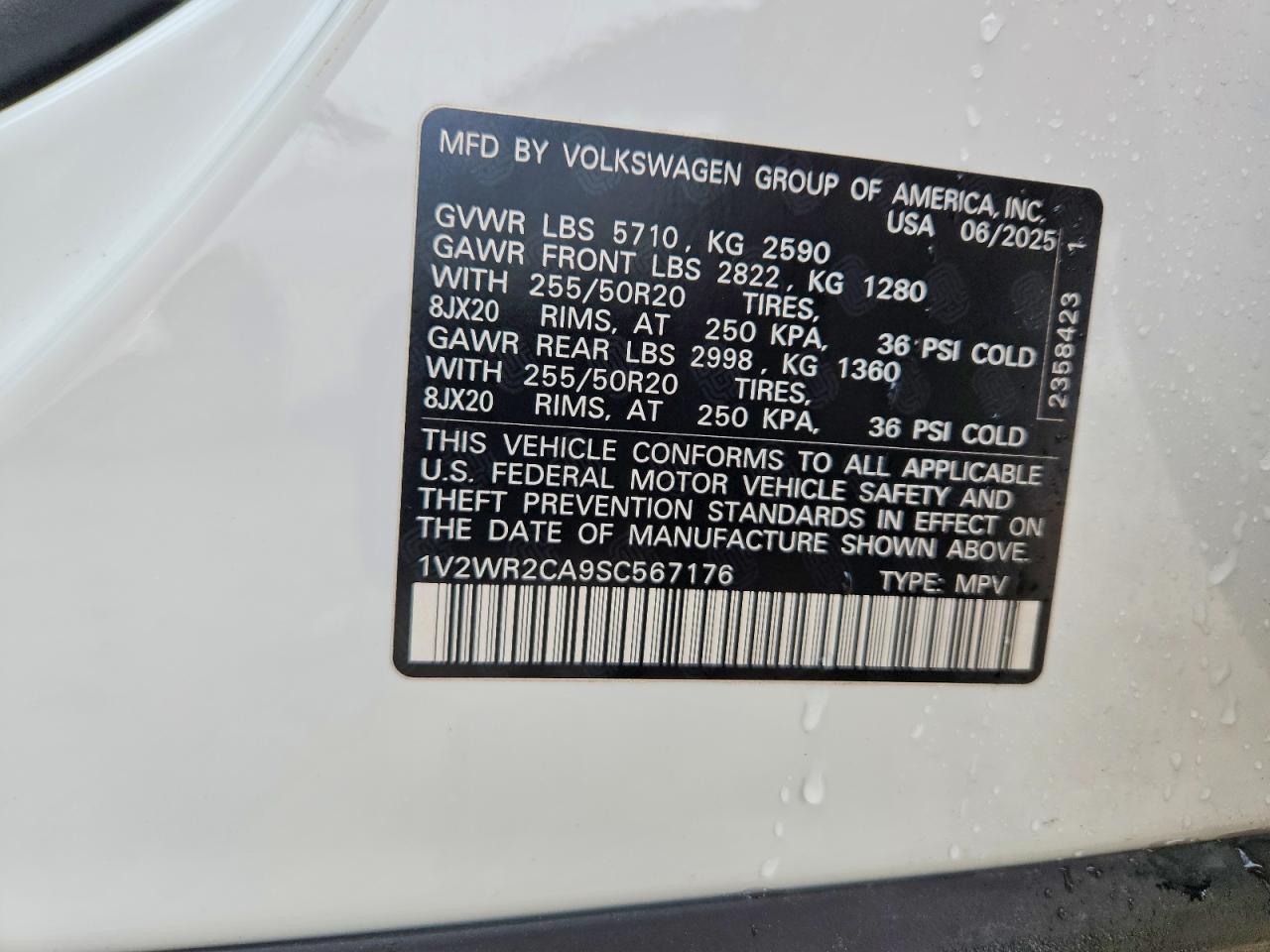 Volkswagen Atlas Se