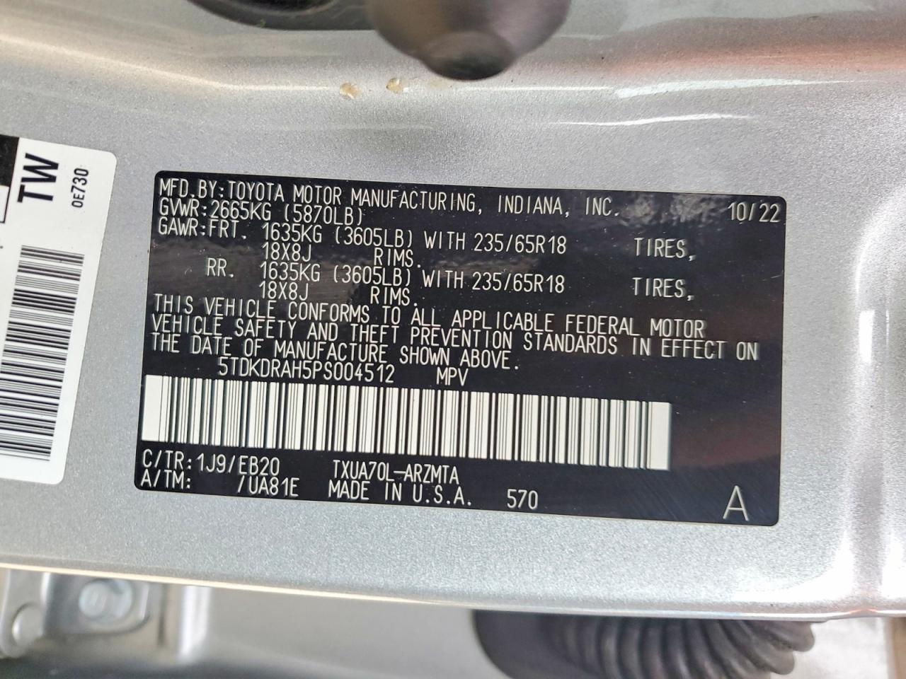 Toyota Highlander Xle