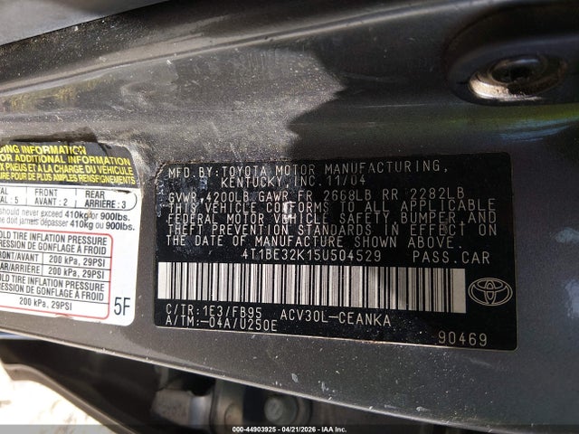 Toyota Camry Le