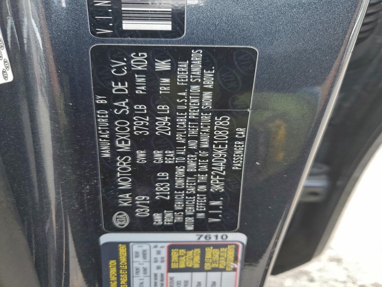 Kia Forte Fe