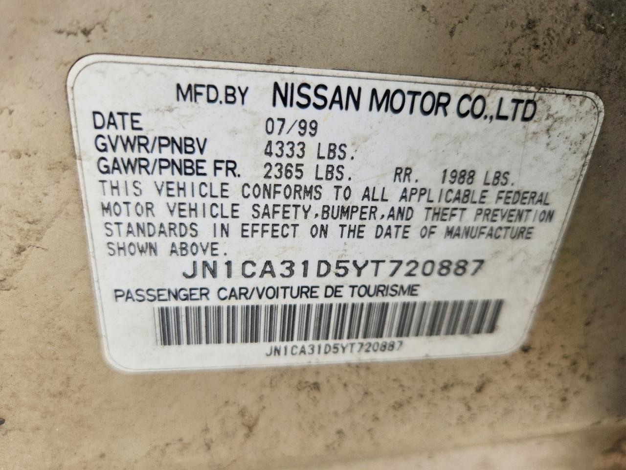 Nissan Maxima Gxe