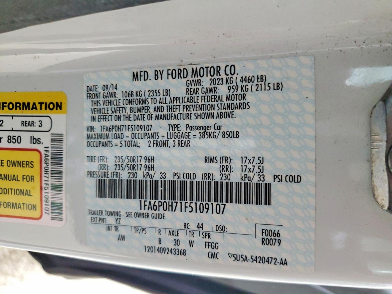 Ford Fusion Se