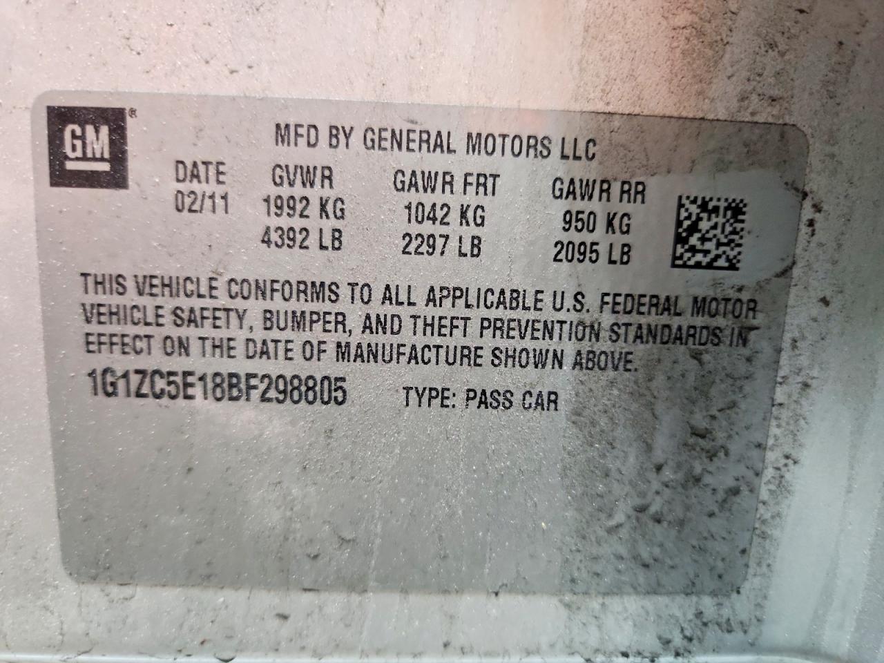 Chevrolet Malibu 1lt