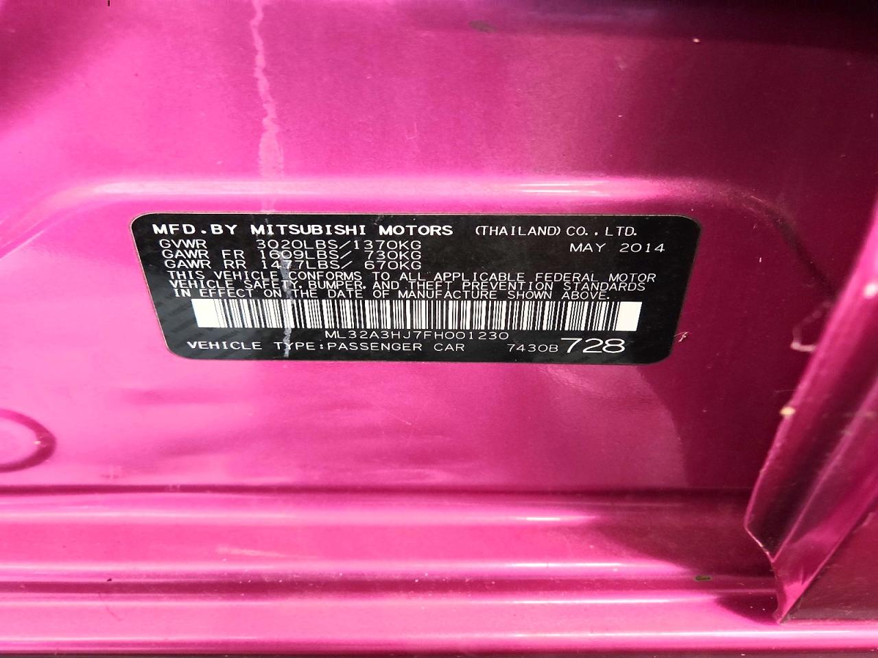Mitsubishi Mirage De