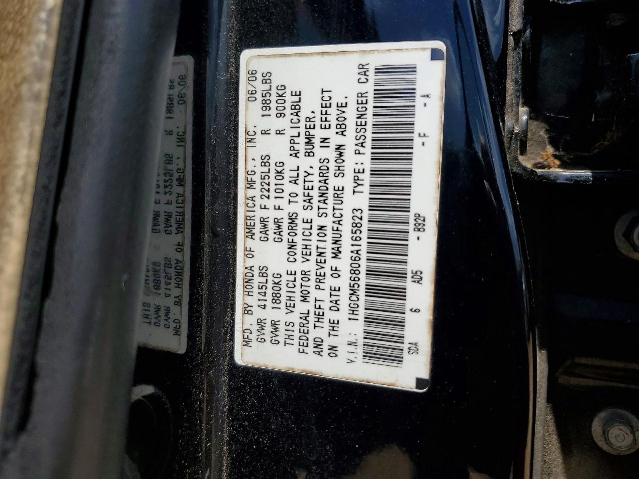 Honda Accord Ex