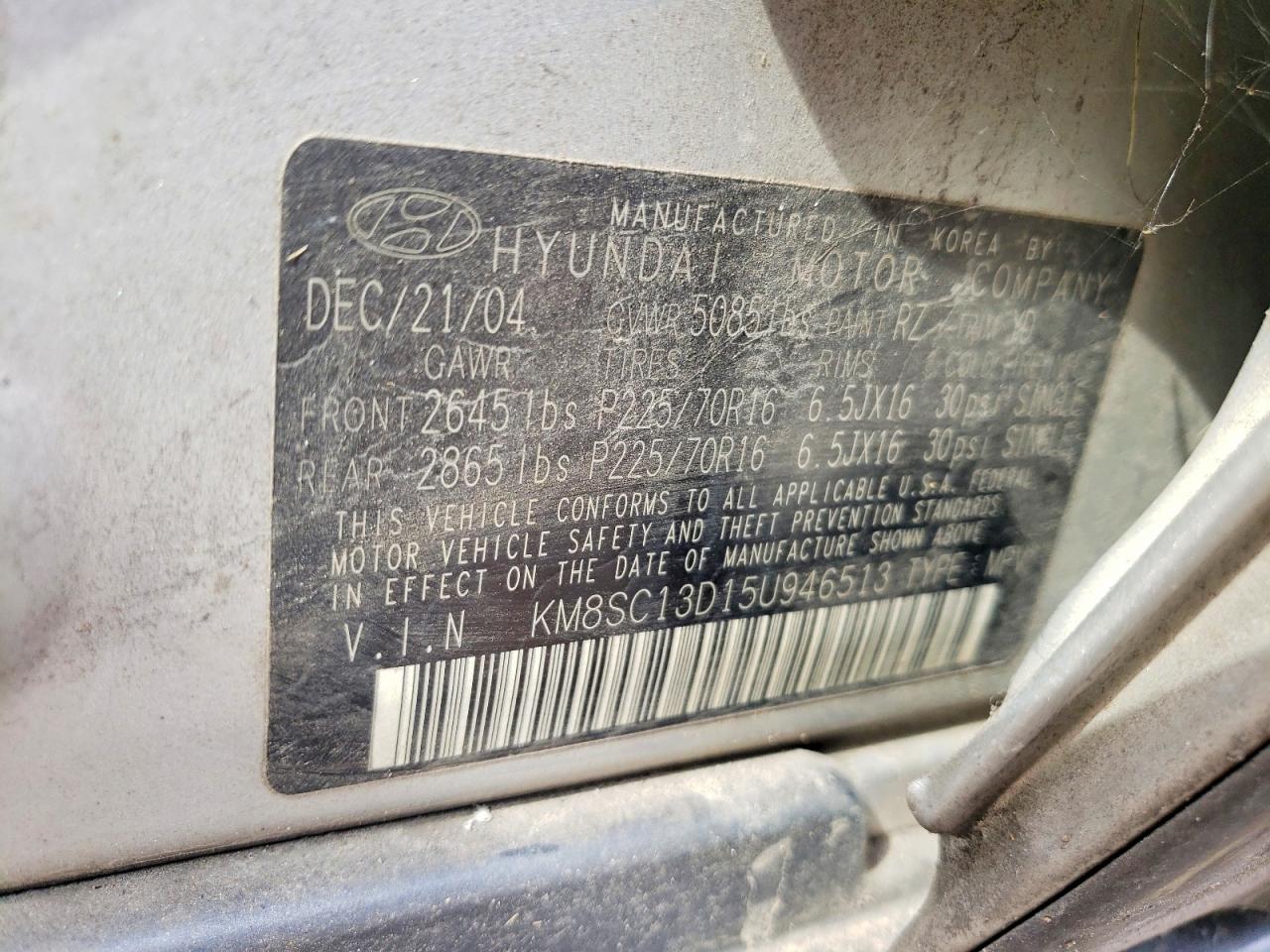 Hyundai SANTA FE Gls