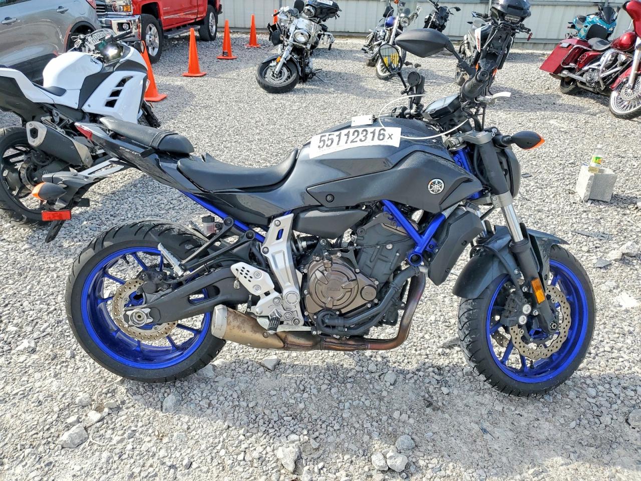 Salvage Yamaha Fz 07 09 Image