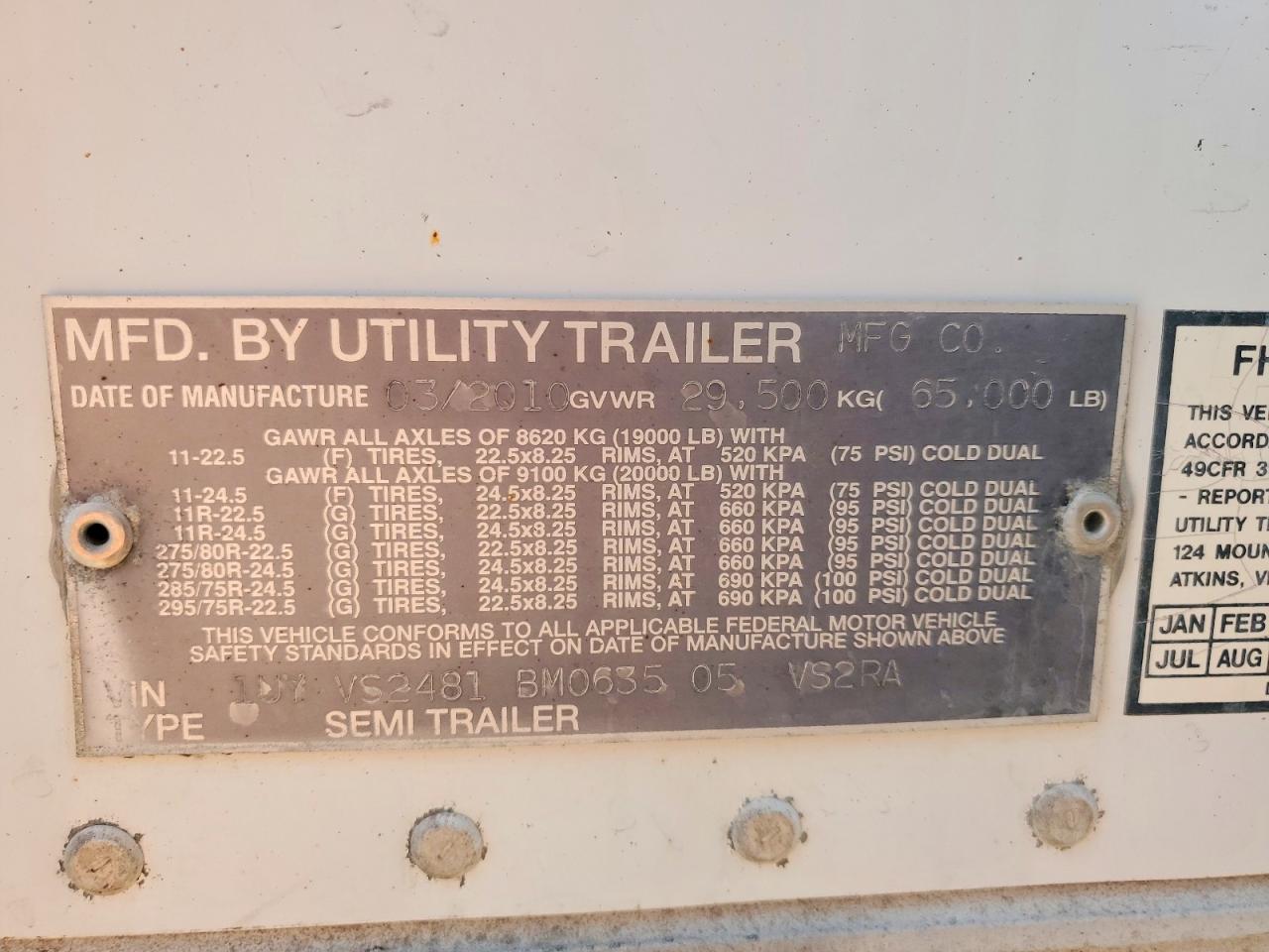 Utility Tr Trailers