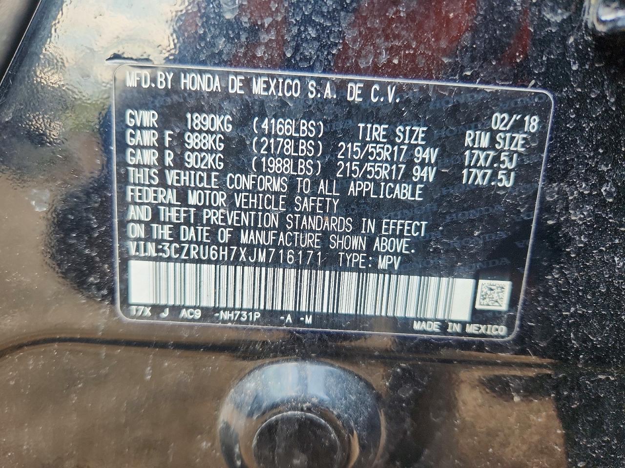 Honda HR-V Exl