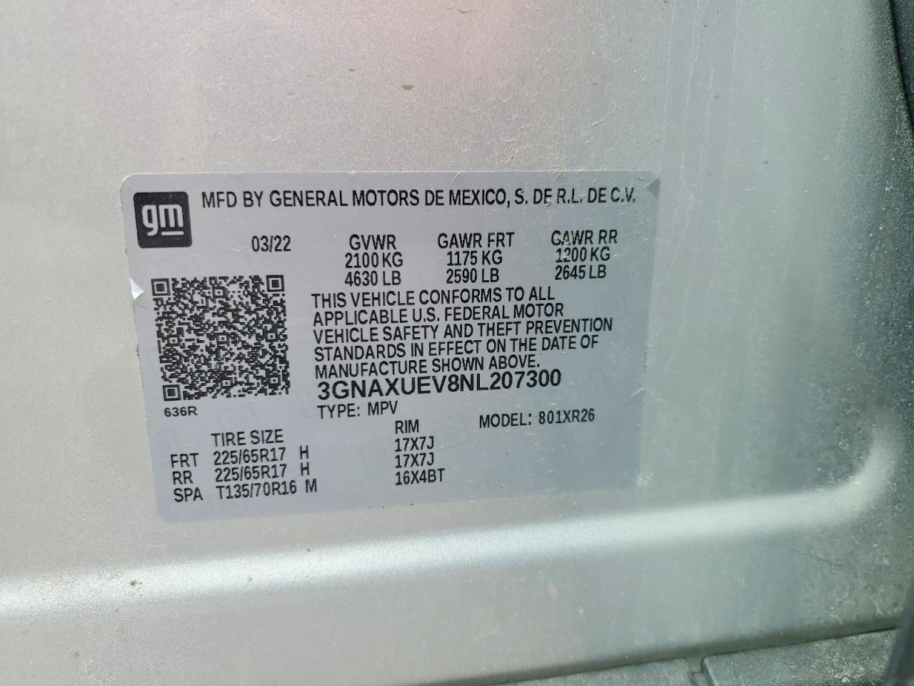 Chevrolet Equinox Lt
