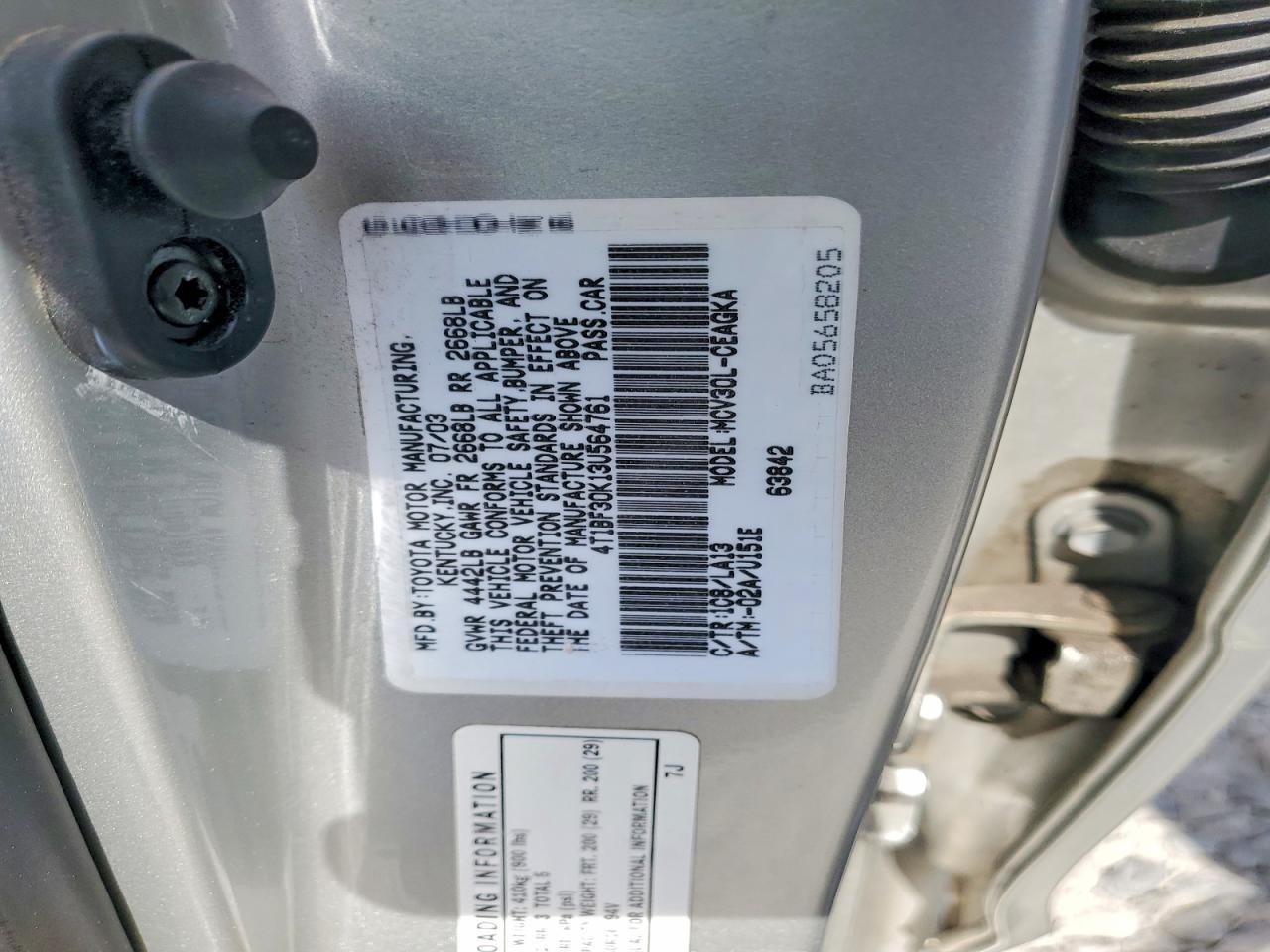 Toyota Camry Xle V6