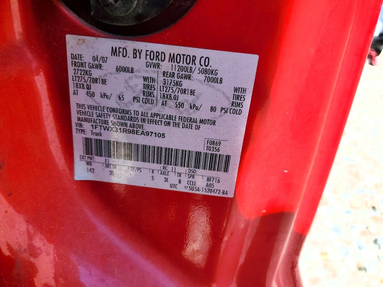 Ford F-350 Srw Super Duty
