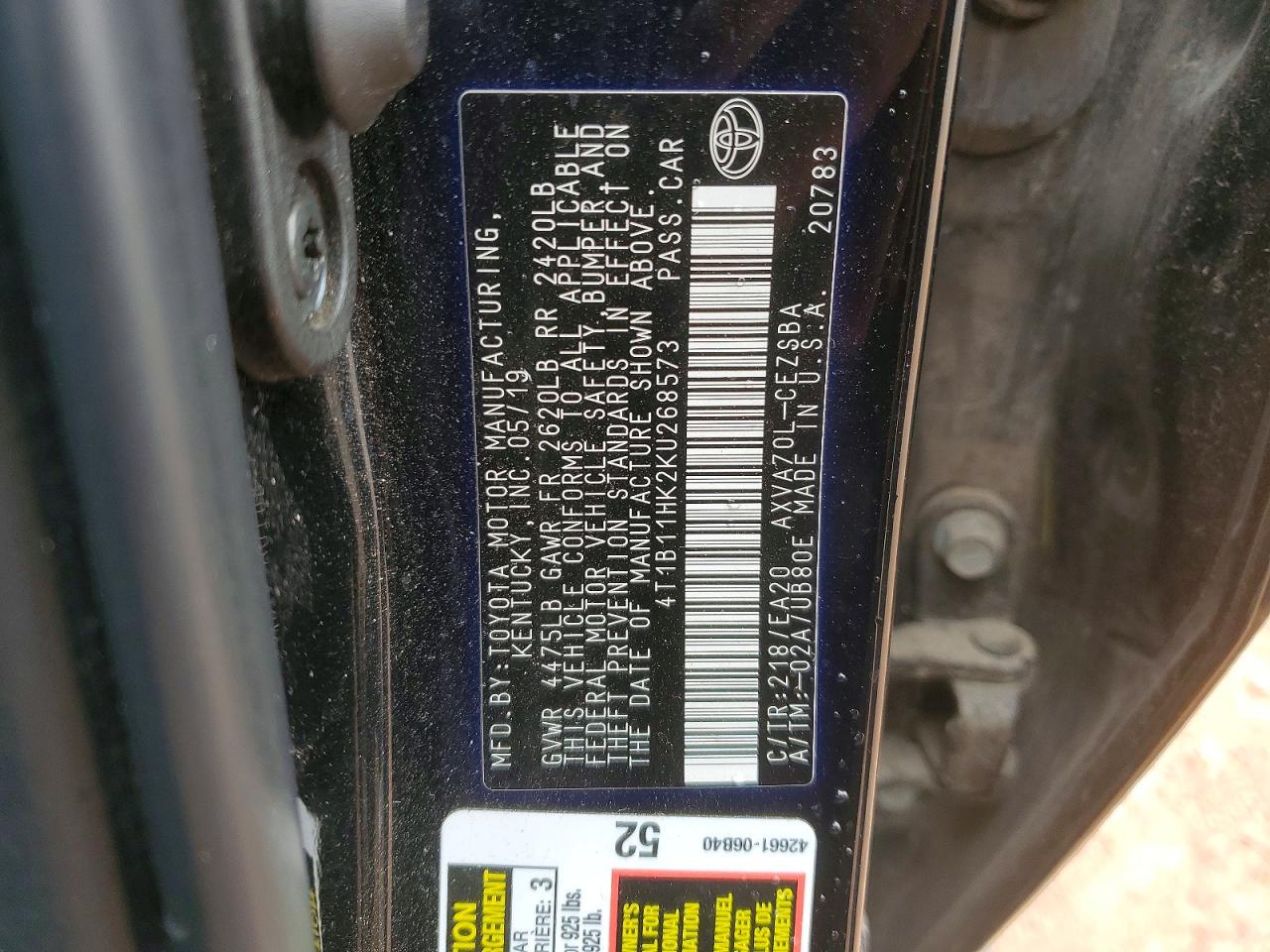 Toyota Camry Se