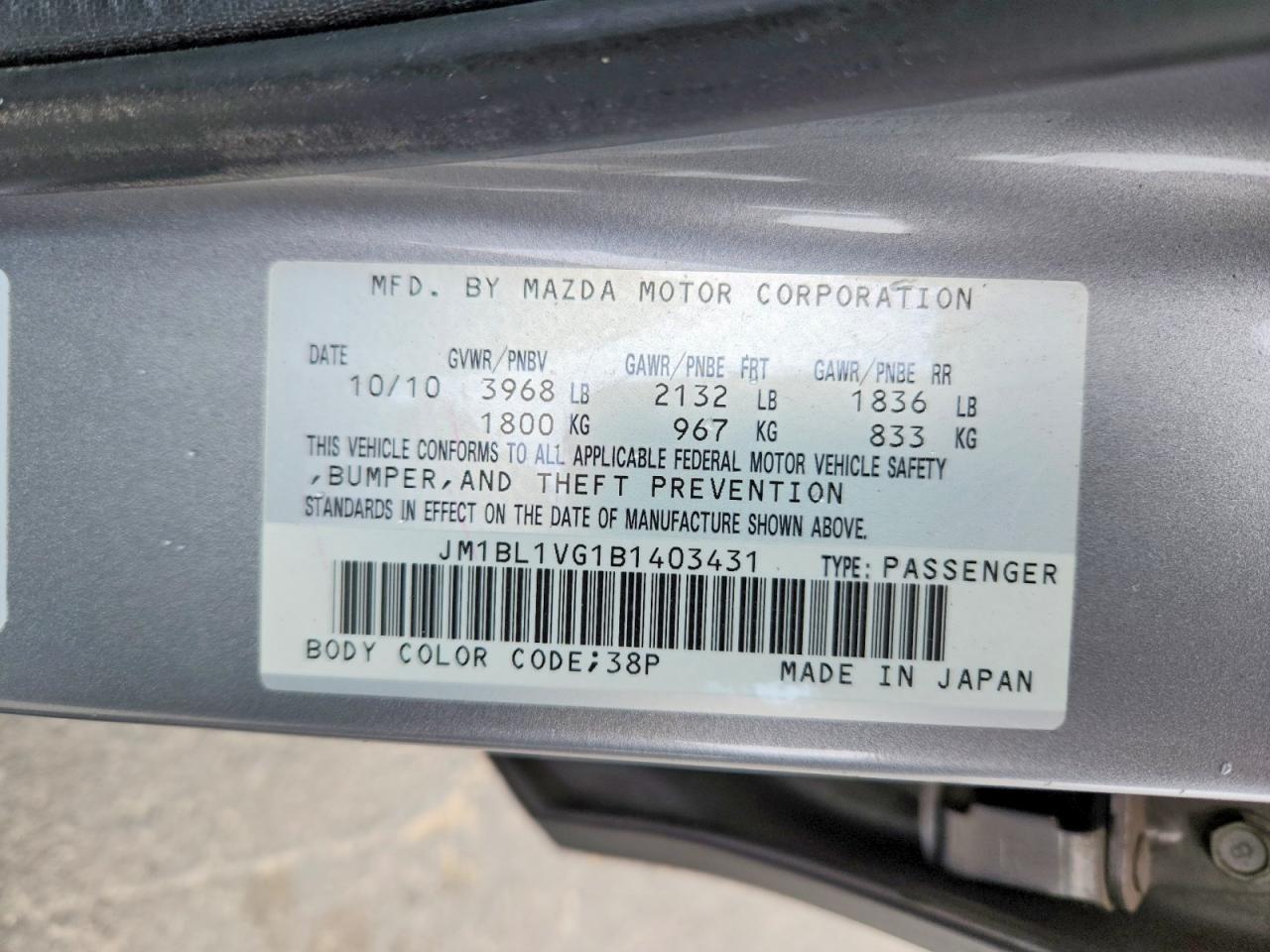 Mazda 3 I