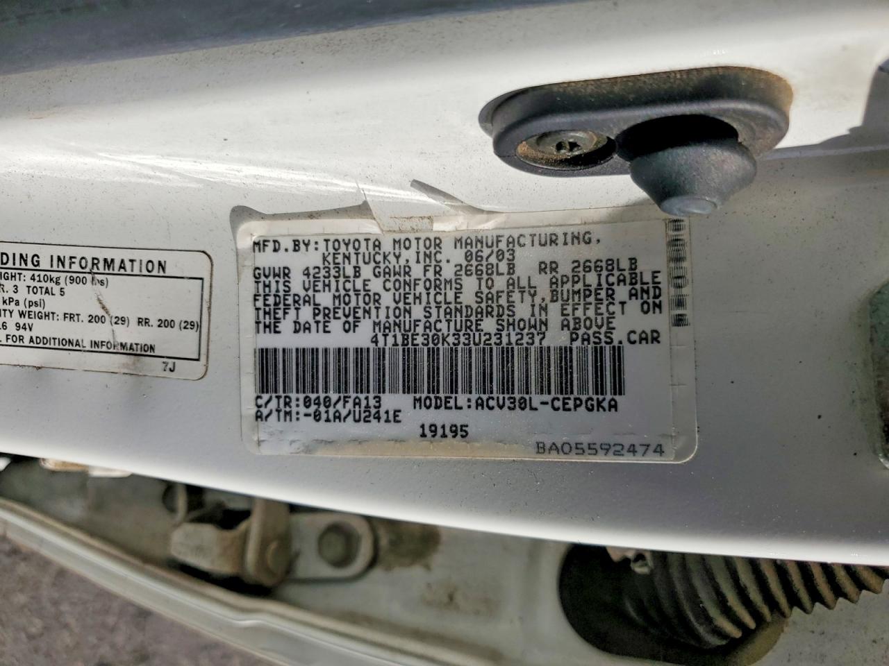 Toyota Camry Xle