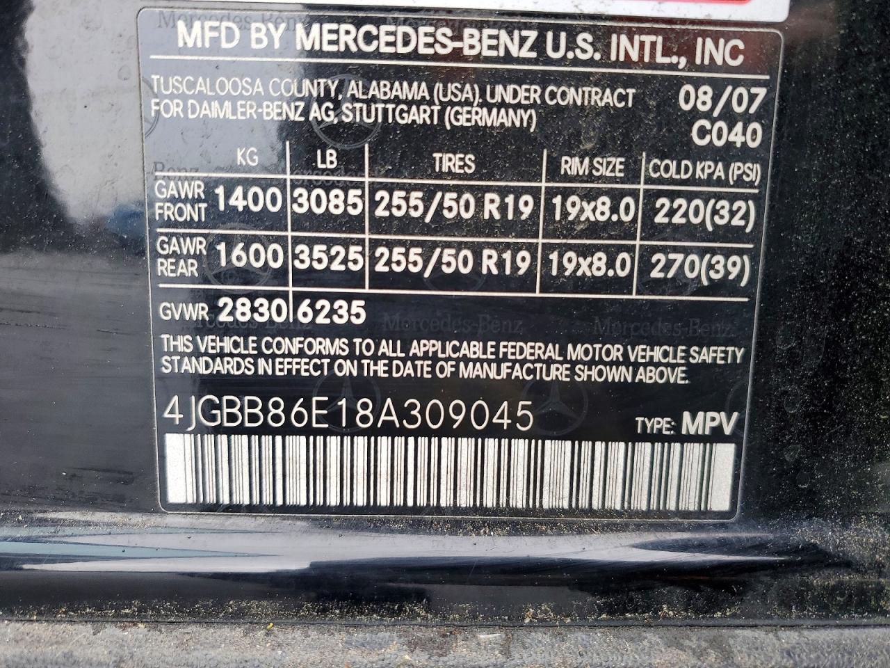 Mercedes-Benz M-Class 350