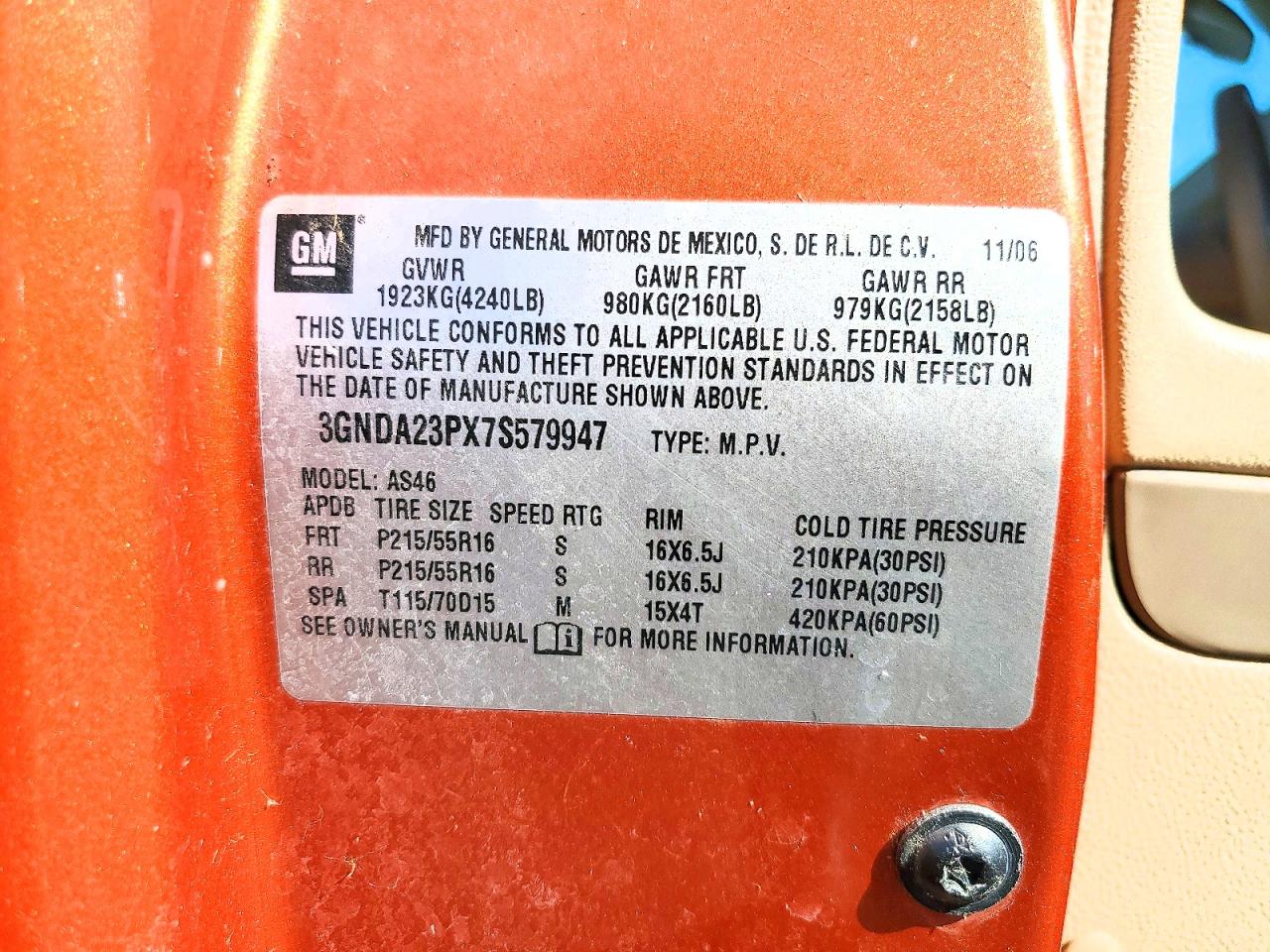Chevrolet HHR Lt