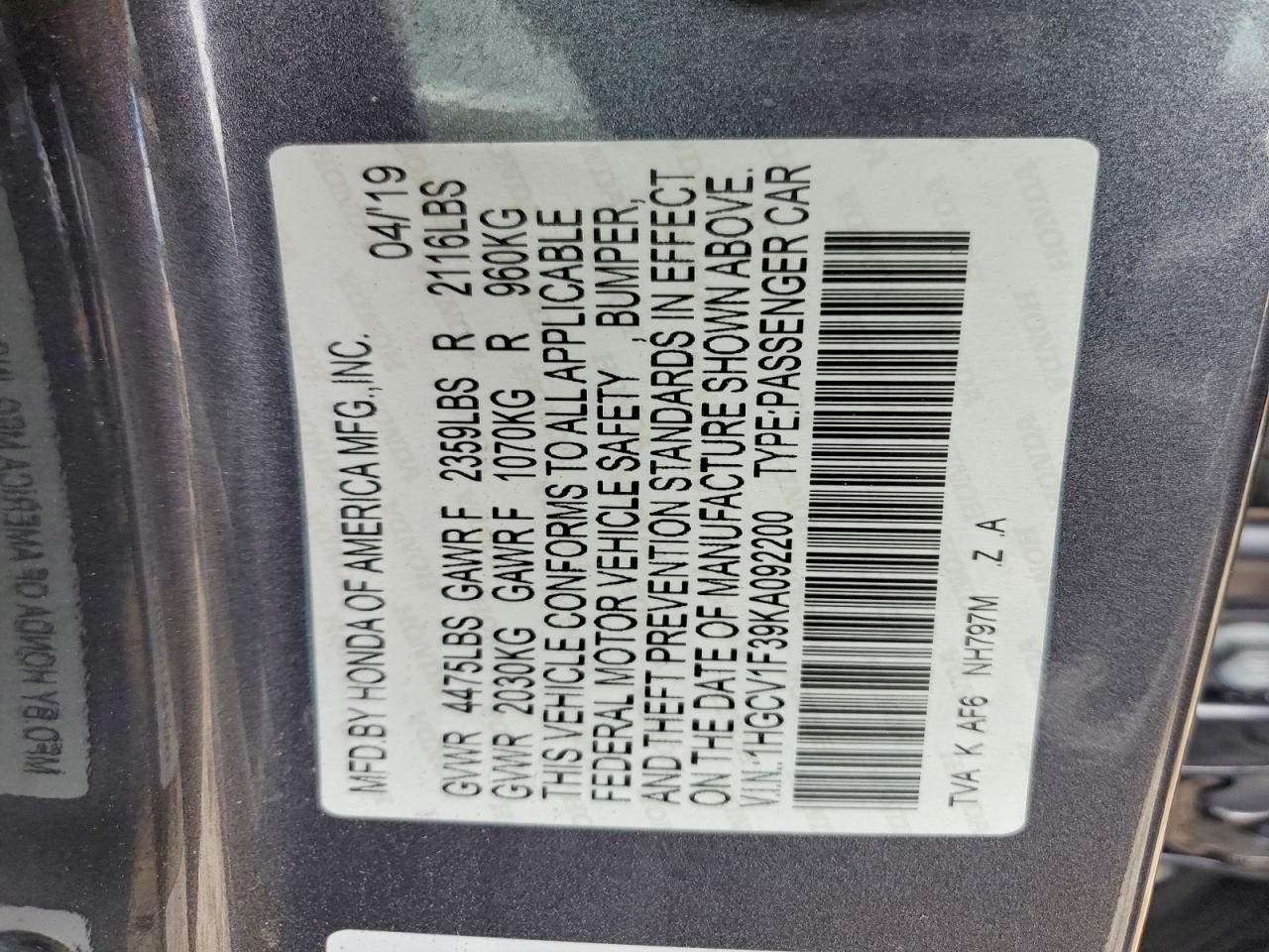 Honda Accord Sport