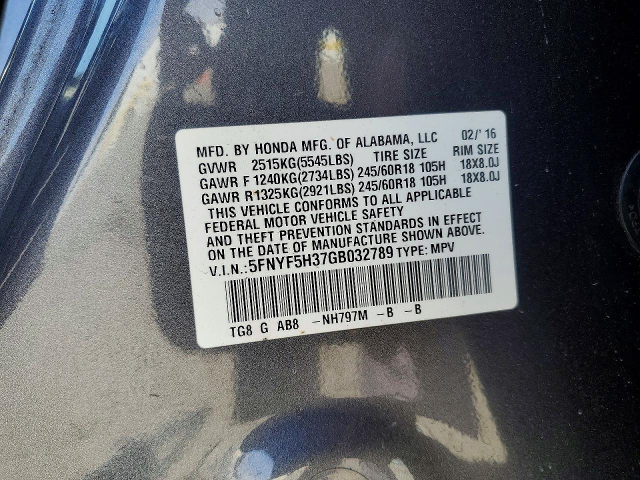 Honda Pilot Ex