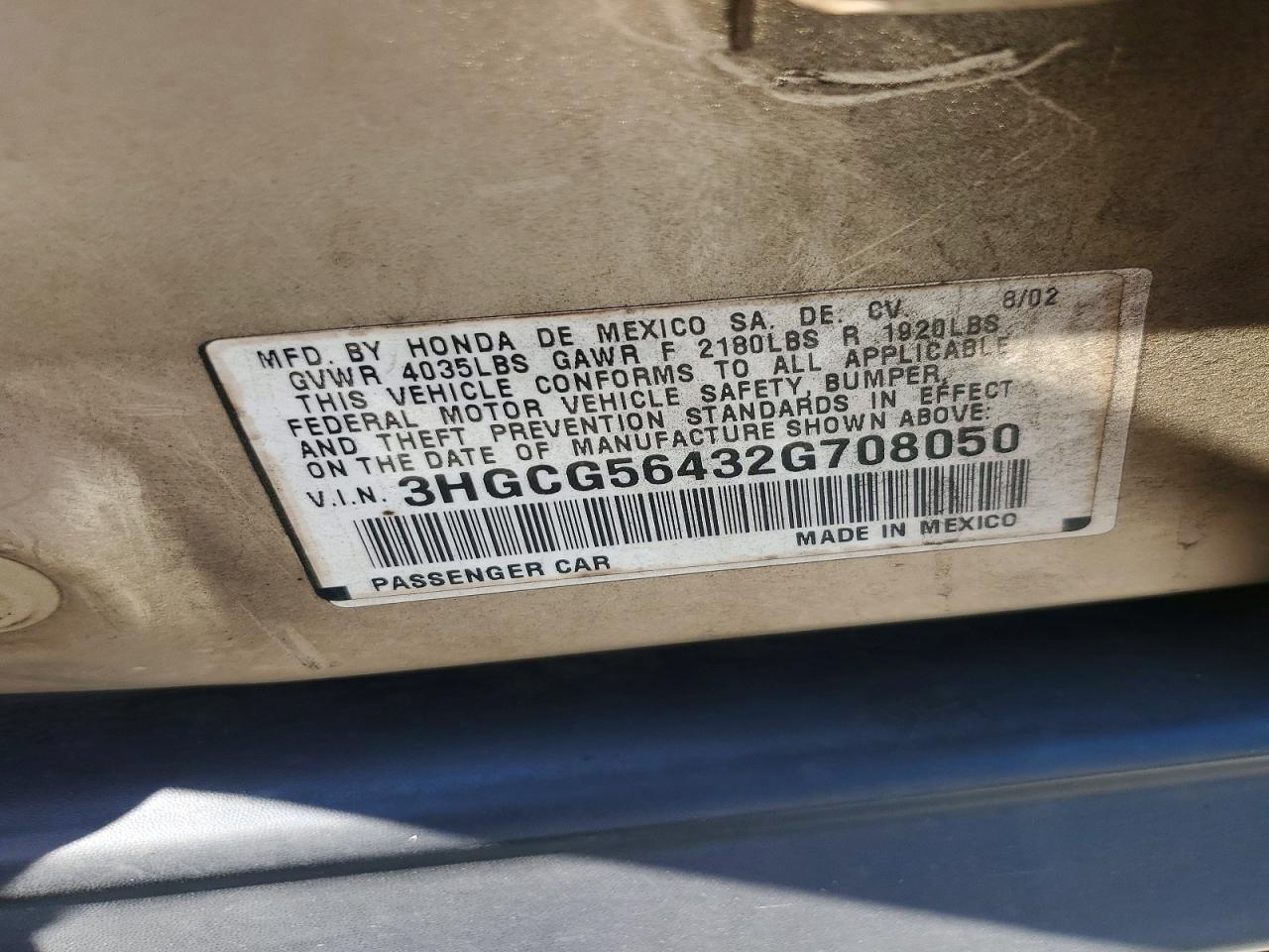 Honda Accord Lx