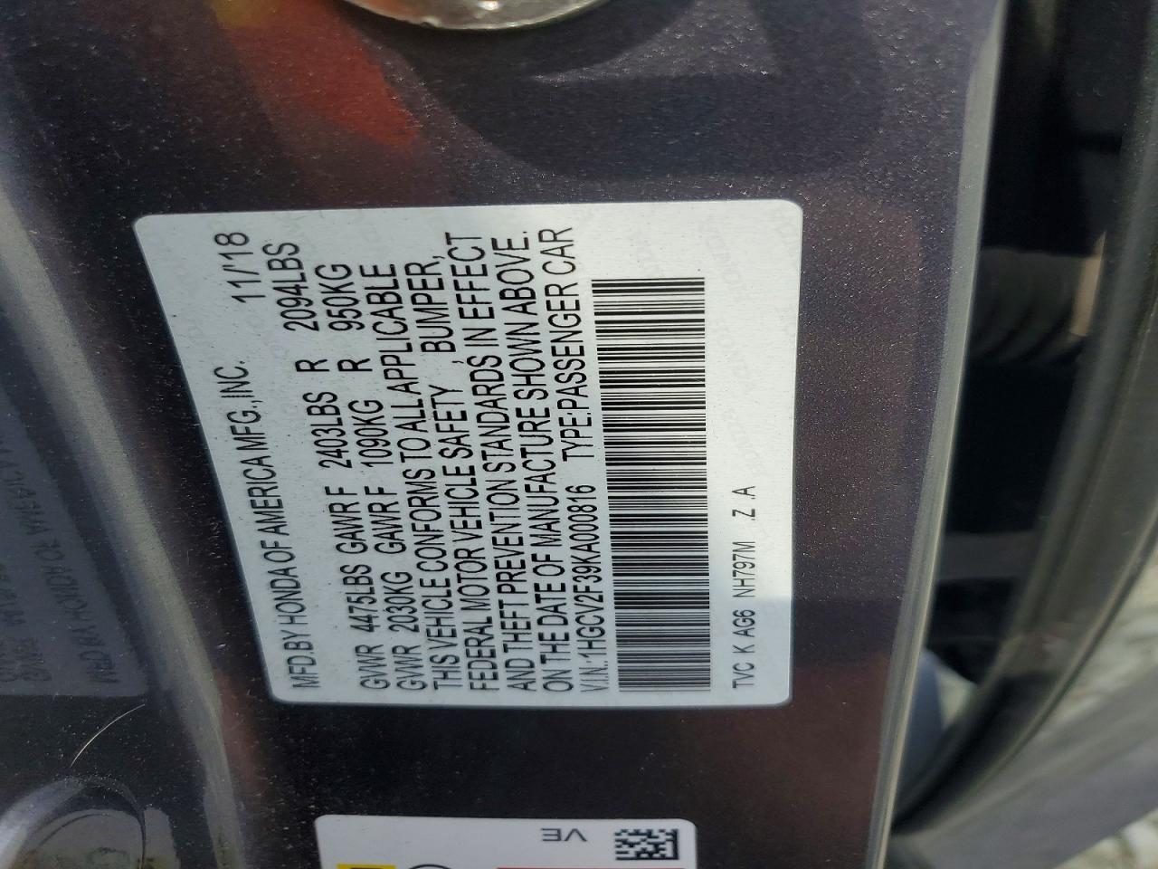 Honda Accord Sport