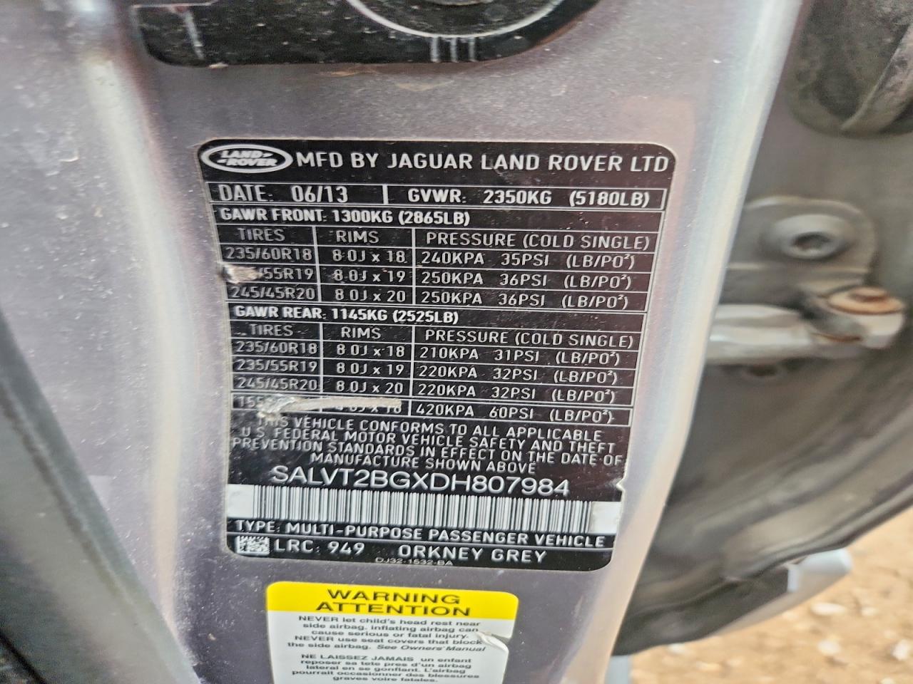 Land Rover Range Rover Dynamic Premium