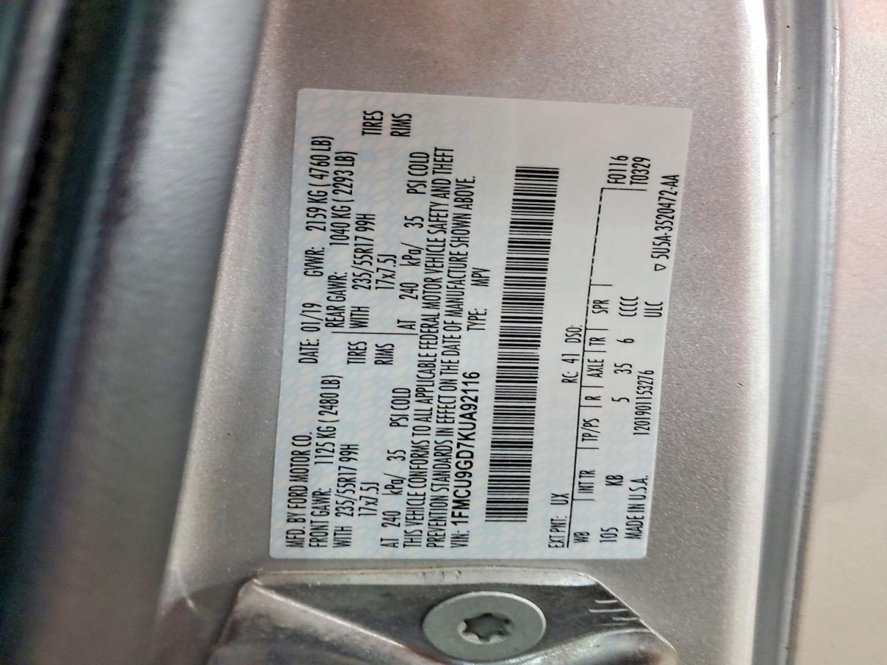 Ford Escape Se