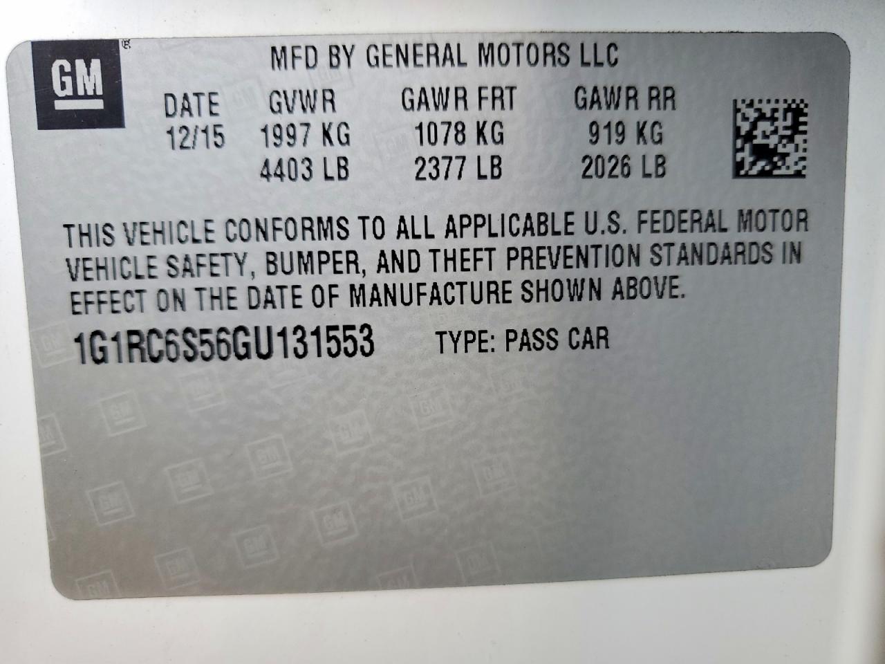 Chevrolet Volt Lt