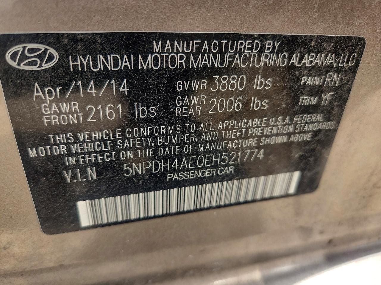 Hyundai ELANTRA Se