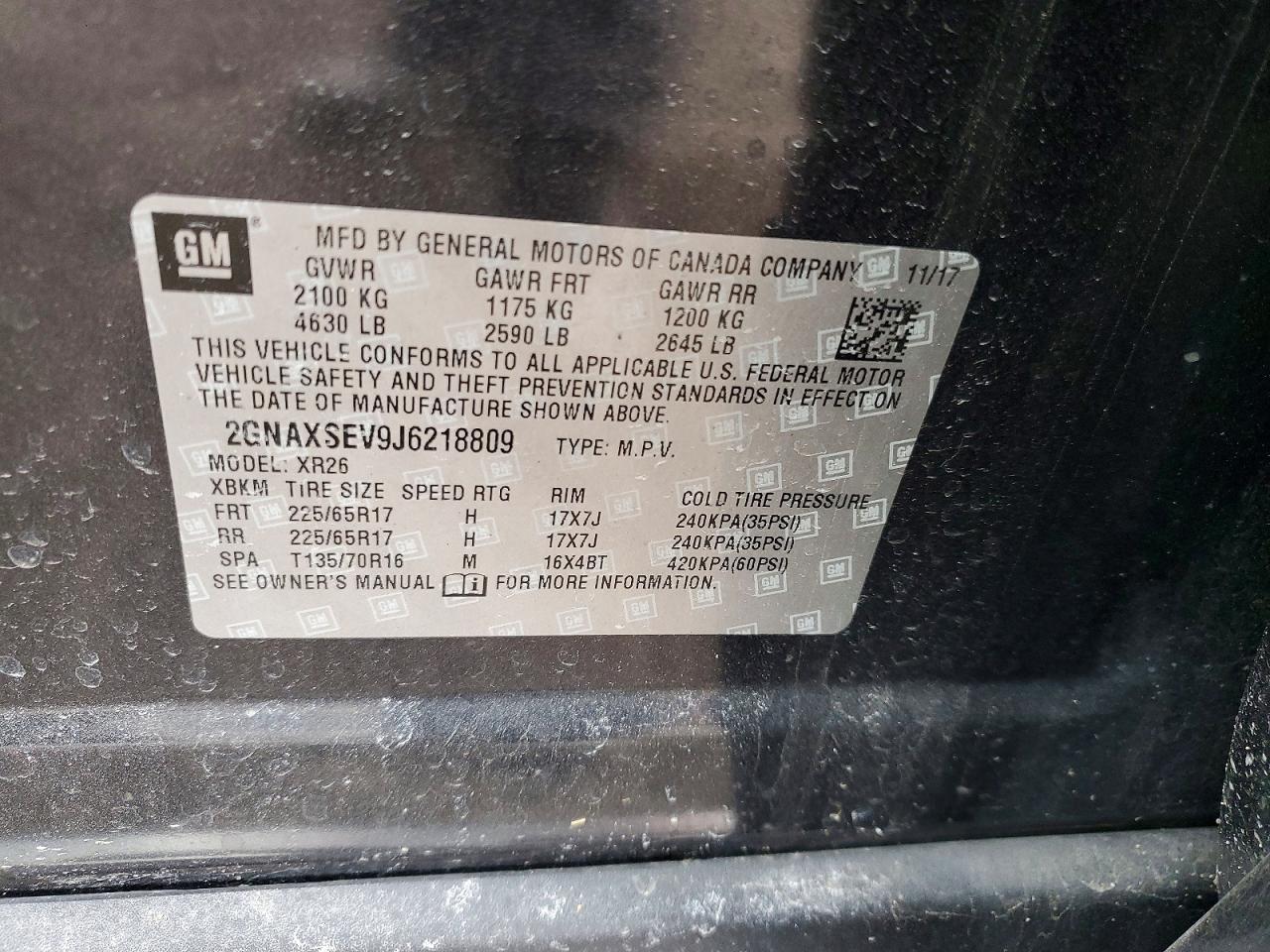 Chevrolet Equinox Lt