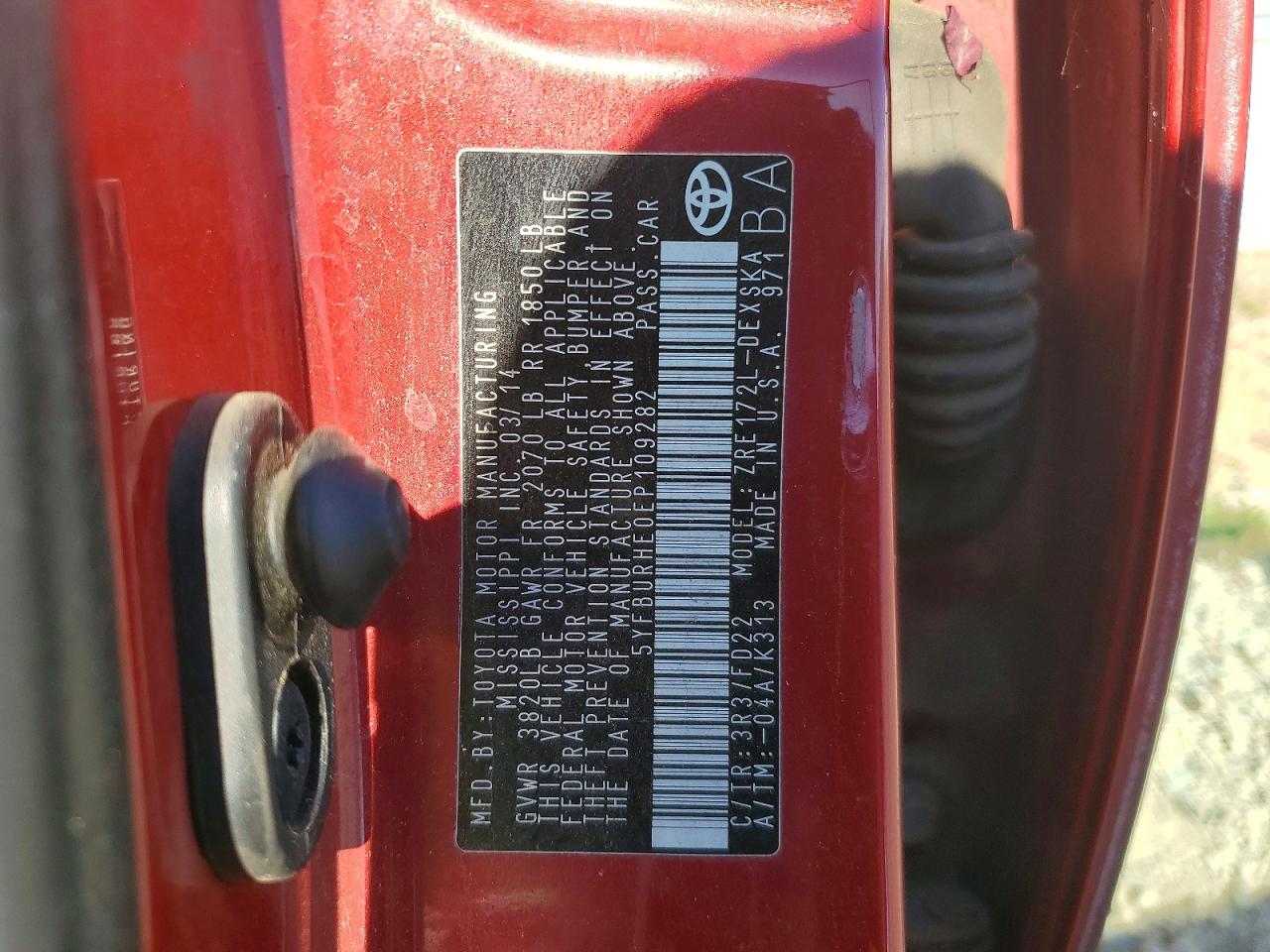Toyota Corolla L