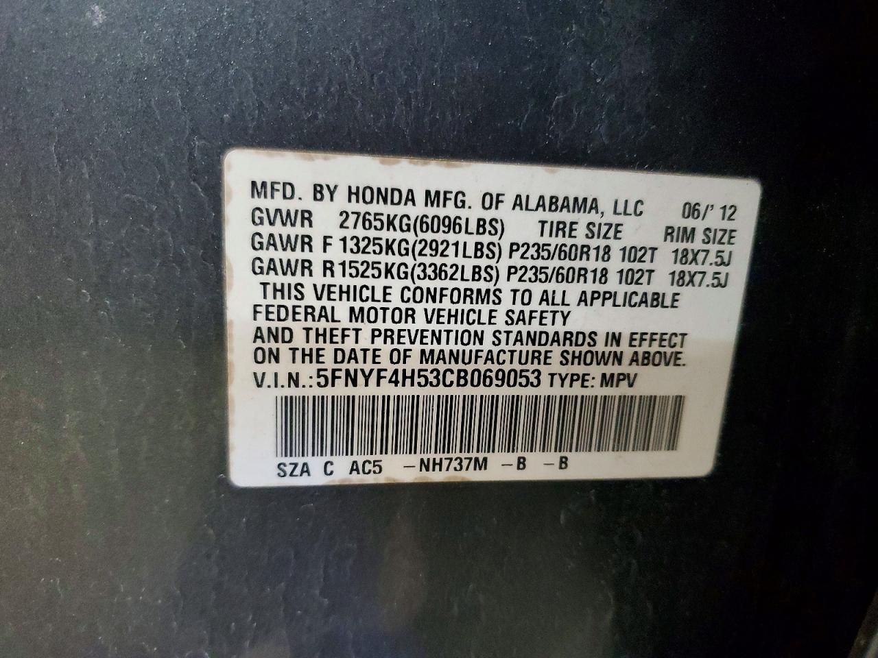 Honda Pilot Exl