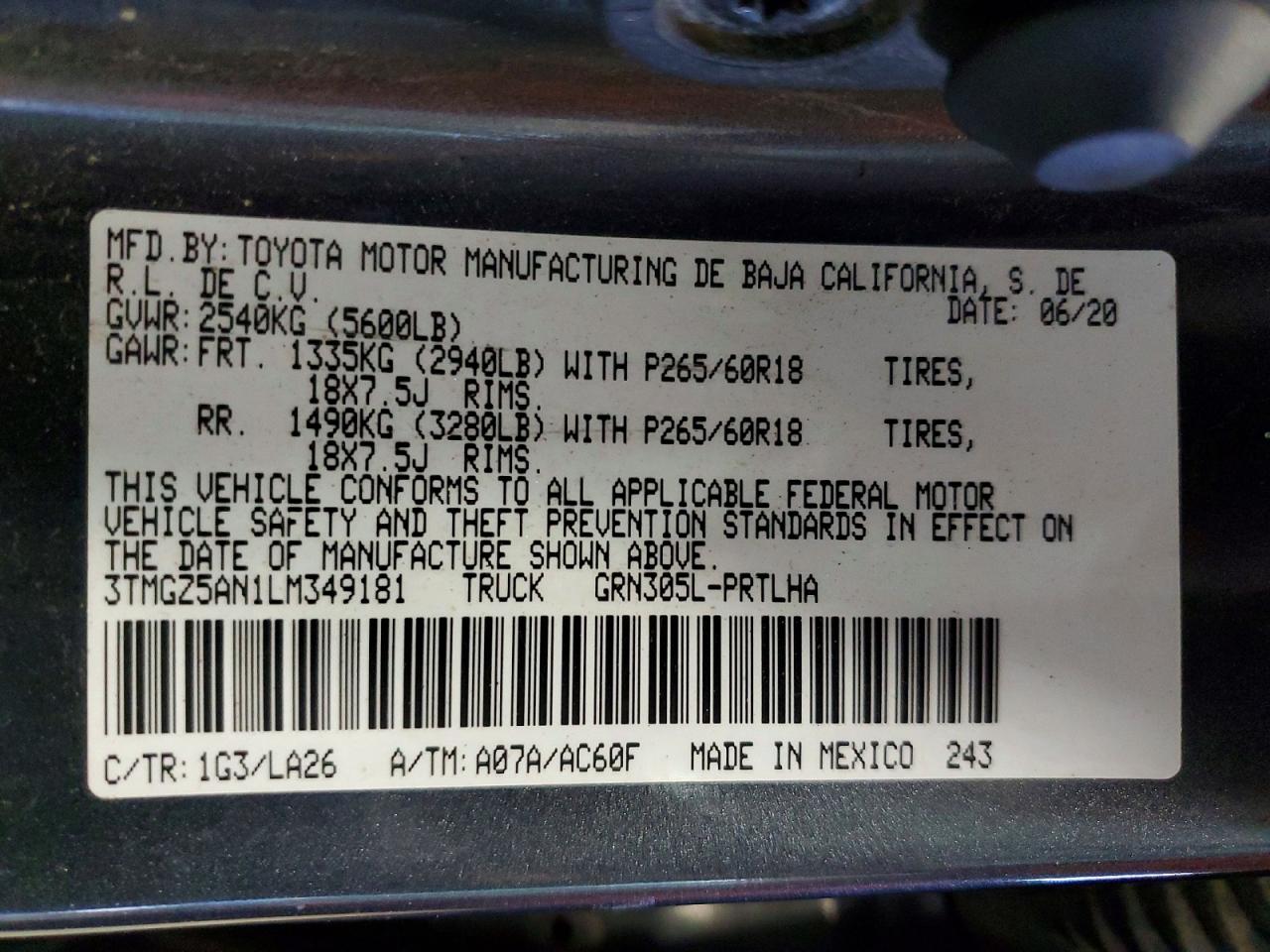 Toyota Tacoma Limited